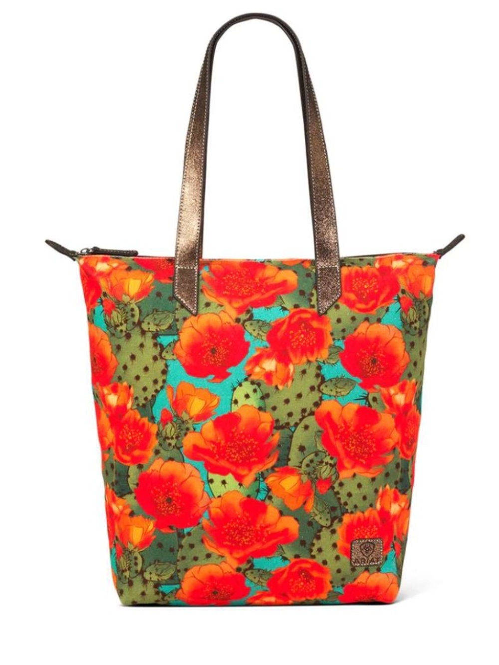 NWT Ariat Prickly Pear Cactus Multi Color Tote Bag
